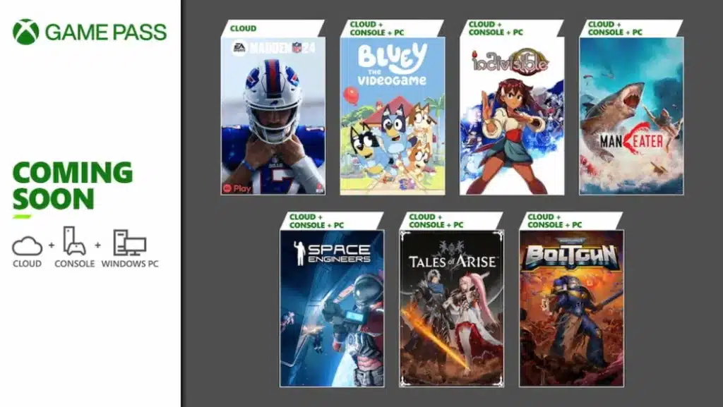 Xbox Game Pass fevereiro